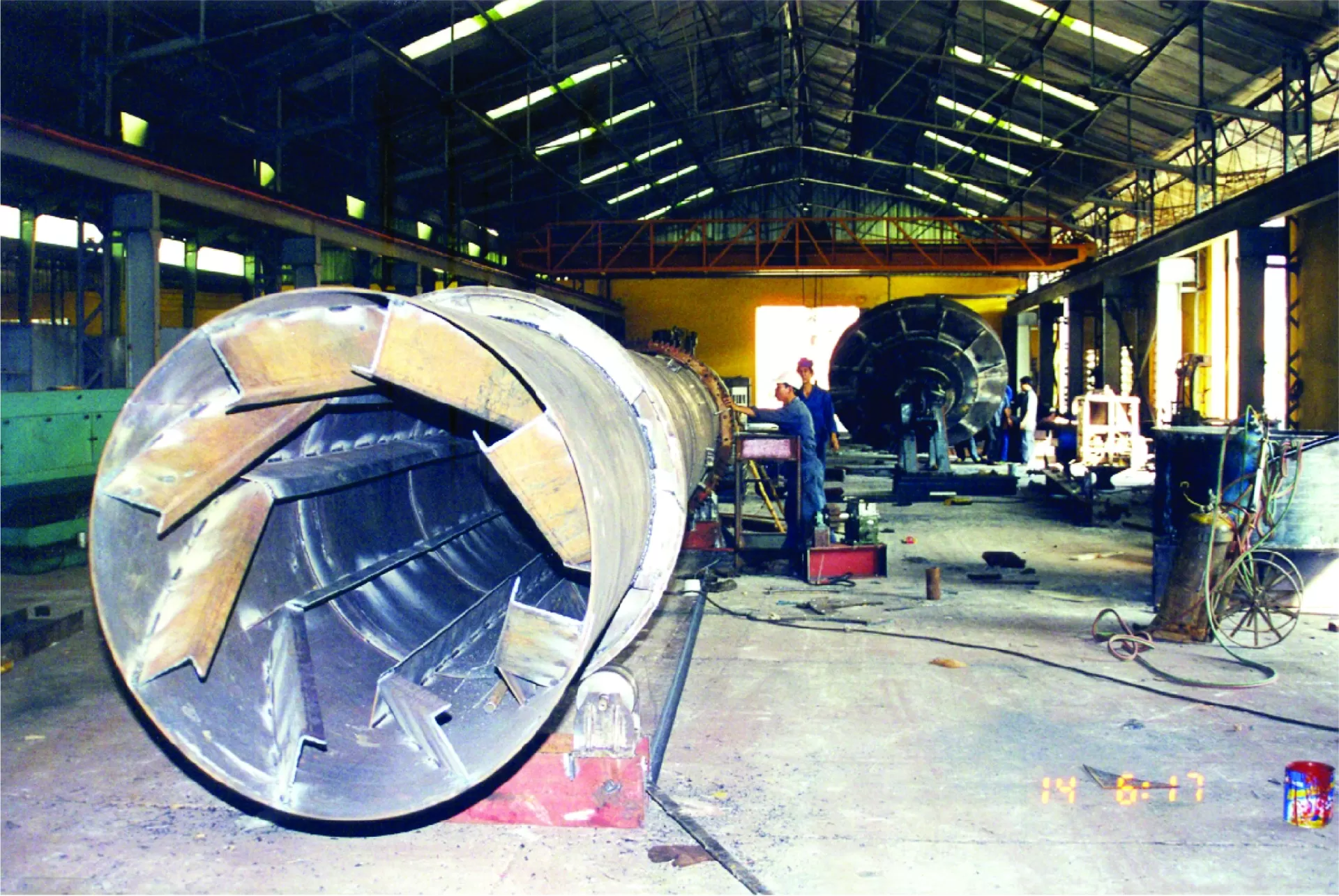 SẢN XUẤT BỒN TRỘN, SẢN XUẤT VÀ LẮP DỰNG HỆ THỐNG LỌC BỤI TÚI - NHÀ MÁY PHÂN BÓN BÌNH ĐIỀN TP. HCM