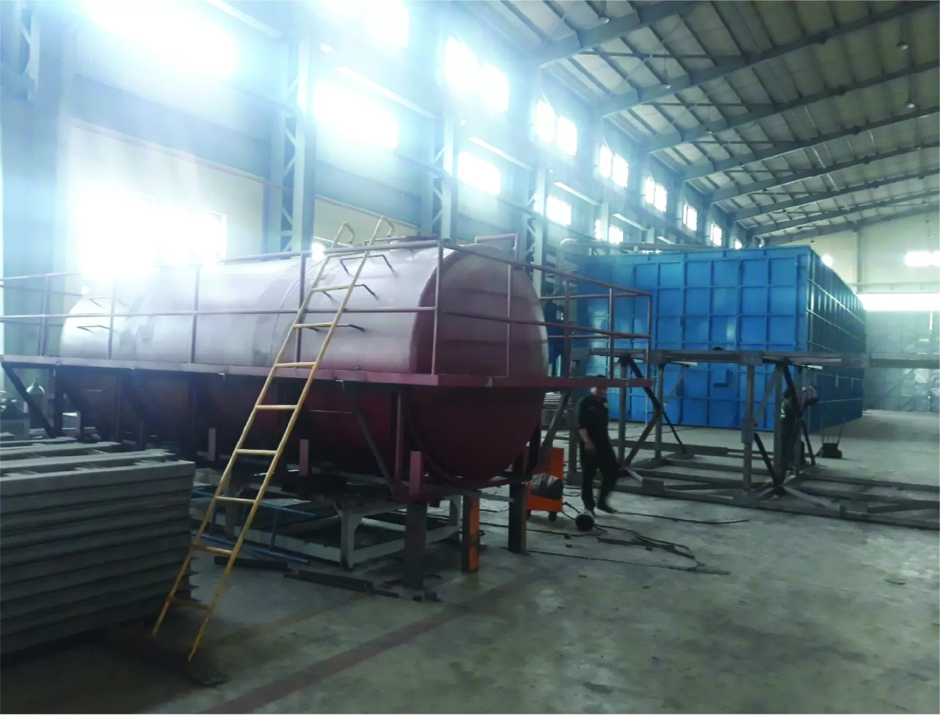 LẮP DỰNG THÁP GIẢI NHIỆT LÒ ĐÚC, BỒN GIẢI NHIỆT LÒ ĐÚC - NHÀ MÁY Z756