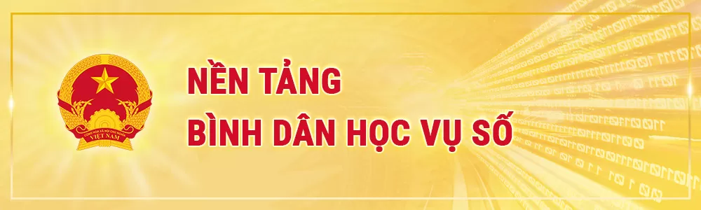NỀN TẢNG BÌNH DÂN HỌC VỤ SỐ