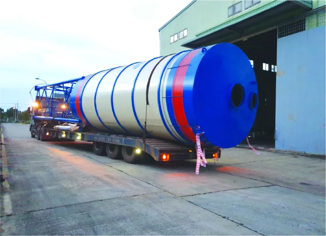 SẢN XUẤT SILO CHỨA XI MĂNG 120 MÉT KHỐI - CÔNG TY CP CÔNG NGHỆ CAO
